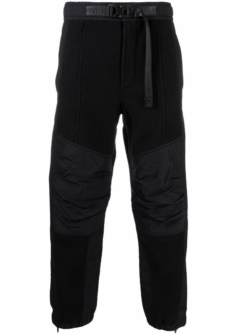 Alexander Wang logo-waistband panelled track pants