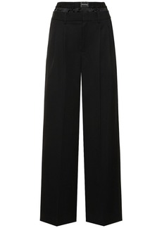 Alexander Wang Low Rise Tailored Wool Pants