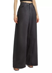 Alexander Wang Mid-Rise Darted Wide-Leg Jeans