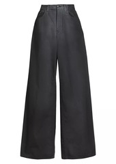 Alexander Wang Mid-Rise Darted Wide-Leg Jeans