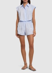 Alexander Wang Mini Cotton Sweat Shorts