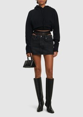 Alexander Wang Mini Skirt W/ Mesh Underwear