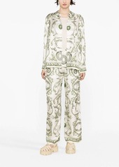 Alexander Wang patterned-jacquard palazzo pants