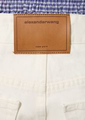 Alexander Wang Prestyled Skater Cotton Denim Jeans