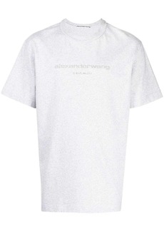 Alexander Wang glitter-effect short-sleeve T-shirt