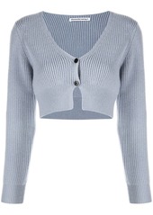 Alexander Wang ribbed-knit cropped cardigan