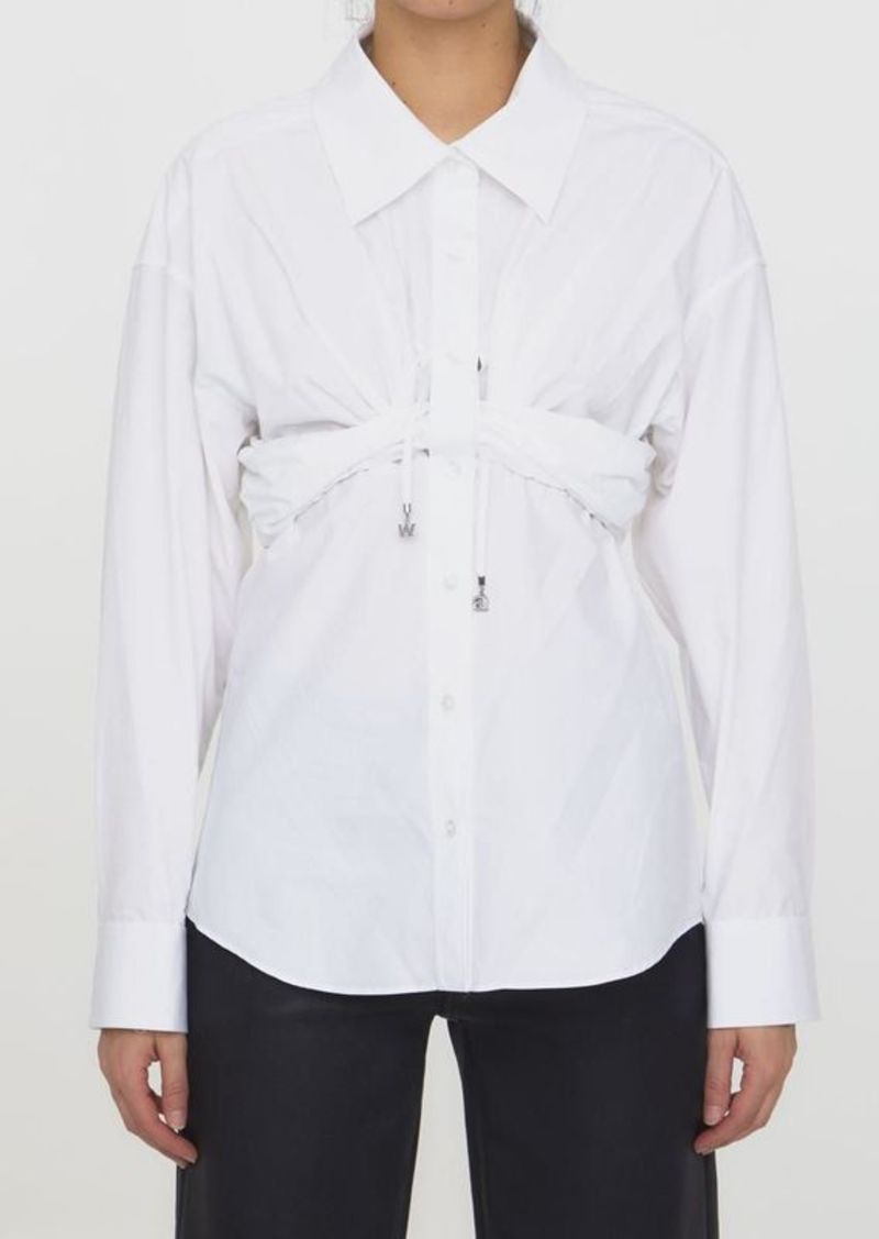Alexander Wang Ruched white shirt