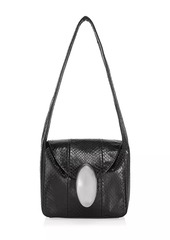 Alexander Wang Small Dome Snakeskin Hobo Bag