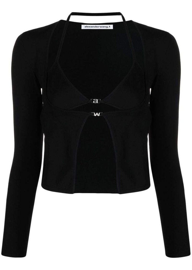 Alexander Wang stretch knit bikini cardigan