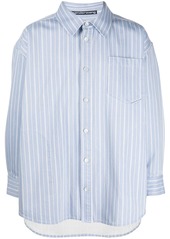 Alexander Wang striped cotton shirt jacket