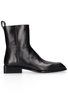 Alexander Wang Throttle Leather Ankle Boots