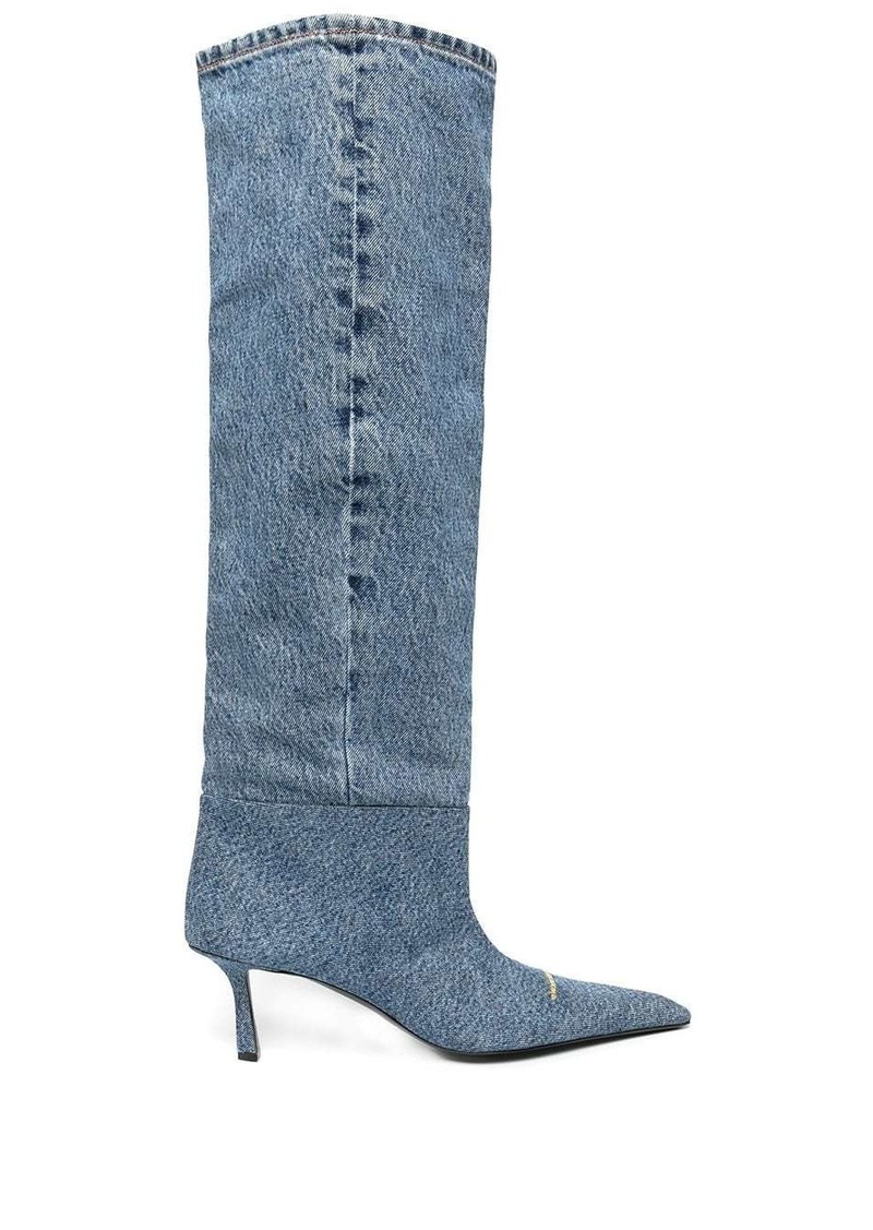 Alexander Wang Viola 65mm denim boots