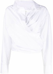 Alexander Wang wrap cotton shirt