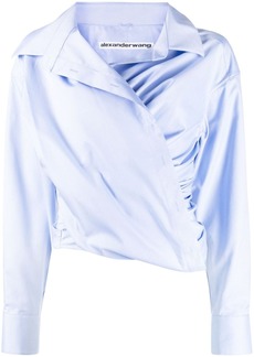 Alexander Wang wrap cotton shirt