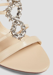 Alexandre Birman - Alice 100 crystal-embellished leather sandals - White - EU 35