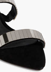 Alexandre Birman - Angelica embellished leather sandals - Black - EU 36