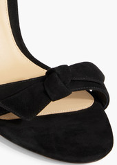 Alexandre Birman - Clarita bow-detailed suede sandals - Black - EU 40.5