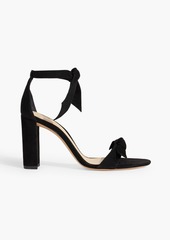 Alexandre Birman - Clarita bow-detailed suede sandals - Black - EU 40.5