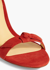 Alexandre Birman - Bow-embellished suede sandals - Red - EU 35.5