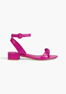 Alexandre Birman - Clarita 30 bow-embellished leather sandals - Pink - EU 35