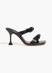 Alexandre Birman - Clarita 85 bow-detailed leather mules - Black - EU 36