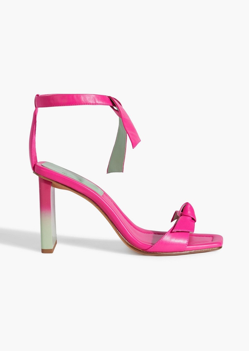 Alexandre Birman - Clarita bow-detailed leather sandals - Pink - EU 37