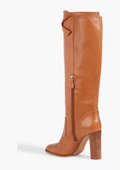 Alexandre Birman - Clarita bow-embellished leather knee boots - Brown - EU 40