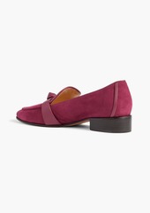 Alexandre Birman - Clarita bow-embellished suede loafers - Purple - EU 36