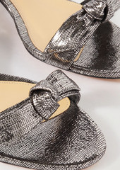 Alexandre Birman - Clarita metallic leather sandals - Metallic - EU 35