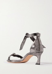 Alexandre Birman - Clarita metallic leather sandals - Metallic - EU 35