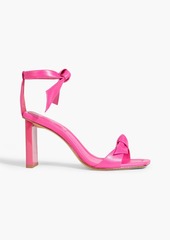 Alexandre Birman - Clarita Pillar 85 bow-detailed leather sandals - Pink - EU 38