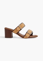 Alexandre Birman - Effie 80 buckled suede mules - Neutral - EU 36