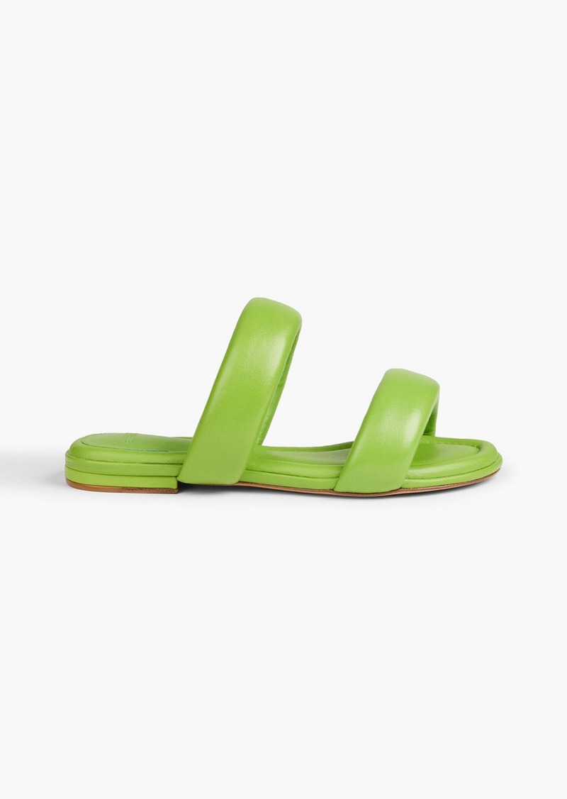 Alexandre Birman - Lilla padded leather sandals - Green - EU 35