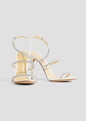 Alexandre Birman - Sally 100 embellished faille slingback sandals - White - EU 38.5
