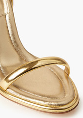 Alexandre Birman - Teresa 100 mirrored-leather sandals - Metallic - EU 37
