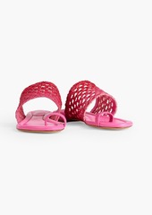 Alexandre Birman - Trisha woven and leather slides - Pink - EU 35
