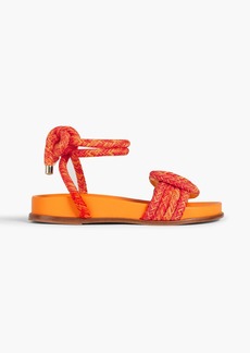 Alexandre Birman - V-Knot braided cord sandals - Orange - EU 35