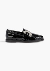 Alexandre Birman - Veronika embellished patent-leather loafers - Black - EU 36