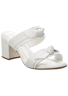 Alexandre Birman Clarita 60 Doppia Soleta Leather Sandal