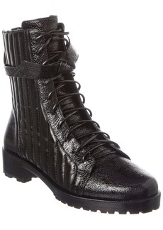 Alexandre Birman Clarita Quilted Leather Combat Boot