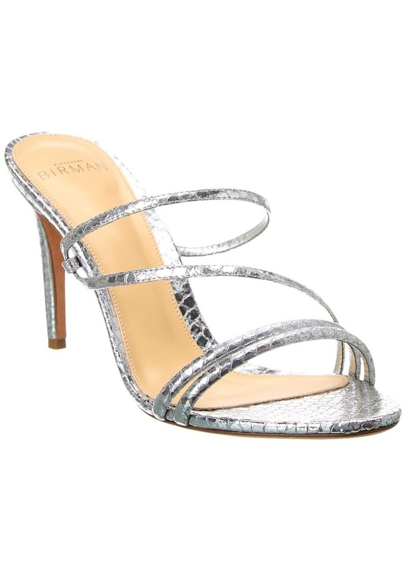 Alexandre Birman Eve 85 Embossed Leather Sandal