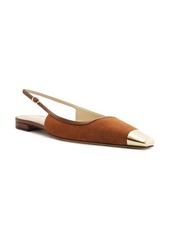 Alexandre Birman Olivia Cap Toe Slingback Flat