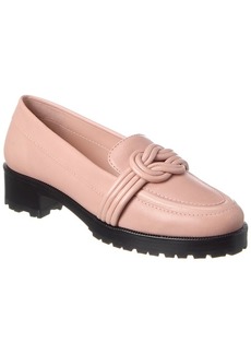 Alexandre Birman Vicky Chunky Leather Loafer