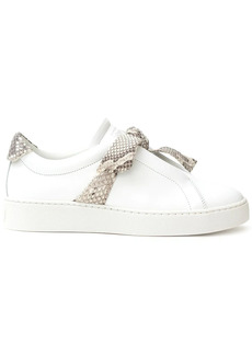 Alexandre Birman Jungle snake-trimmed sneakers