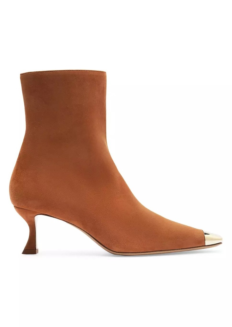 Alexandre Birman Olivia Retro 60MM Suede Ankle Boots