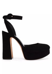 Alexandre Birman Vita Suede Platform Sandals