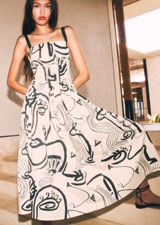 Alexis - Cocco Printed Cotton-Blend Maxi Dress - Print - XS - Moda Operandi