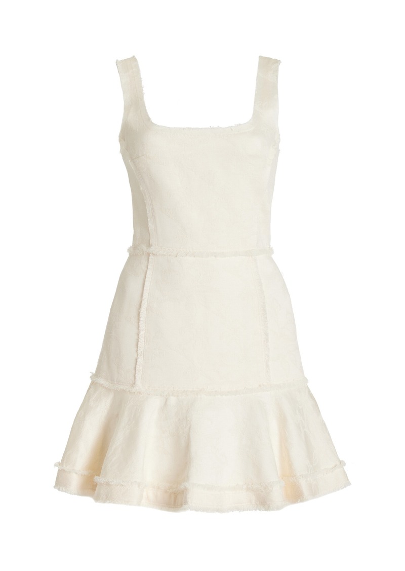 Alexis - Noely Cotton-Blend Mini Dress - White - M - Moda Operandi