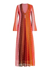 Alexis - Vibe Knit Maxi Dress - Orange - L - Moda Operandi