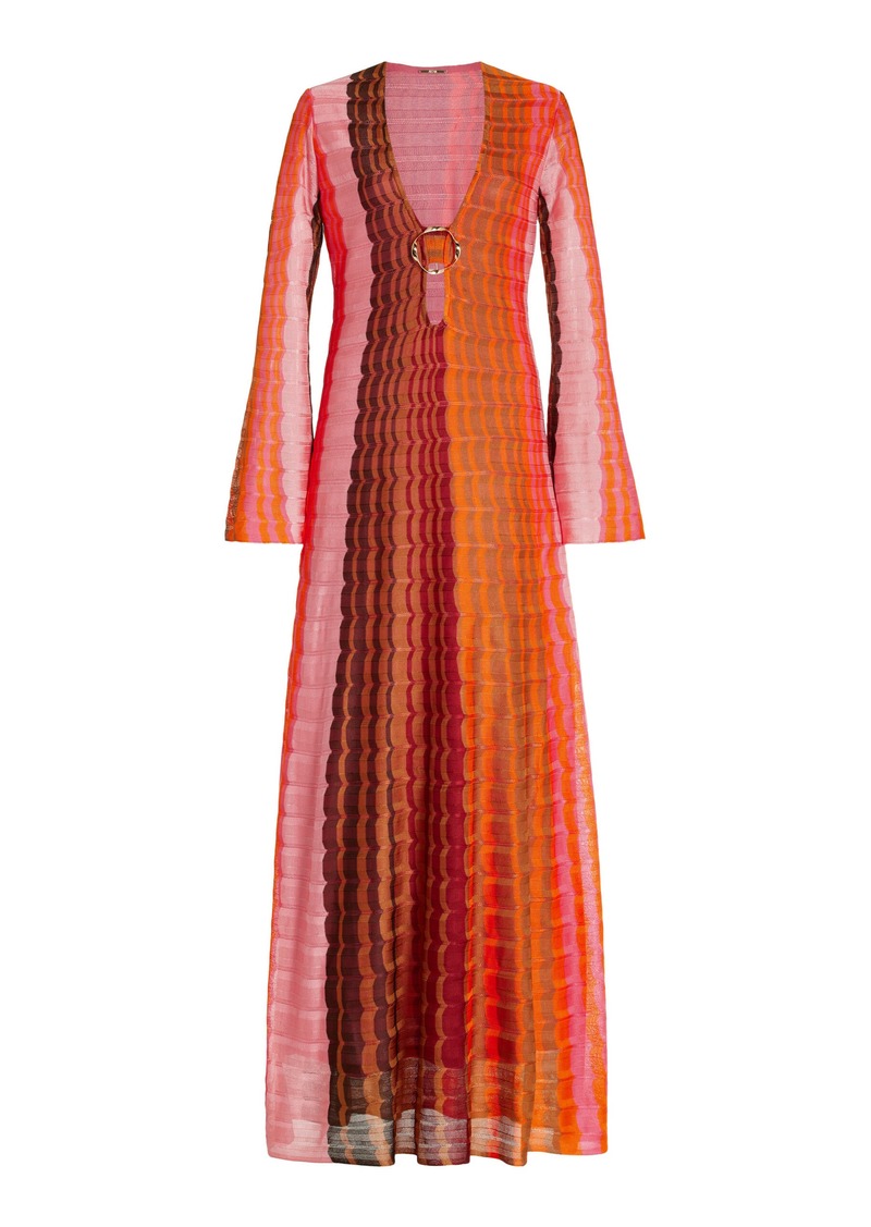 Alexis - Vibe Knit Maxi Dress - Orange - XS - Moda Operandi